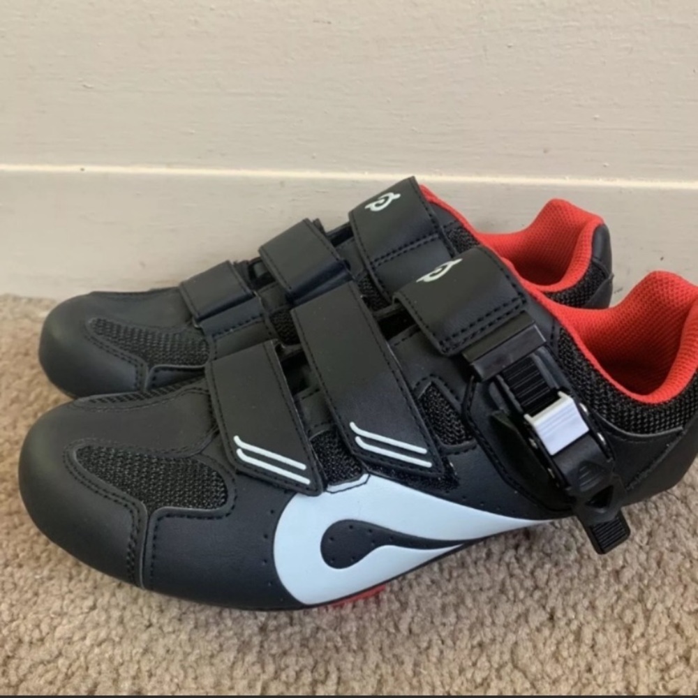 Peloton Black and Red Men's Cycling Shoes